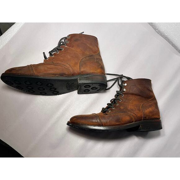 Thursday Boot Company Captain Boots in Arizona Adobe Brown Leather Men's Size 10 - Picture 5 of 7